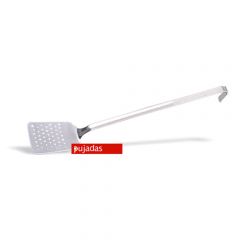One piece perforated kitchen spatula