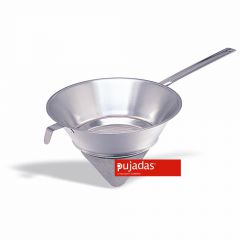 Conical colander with wire gauze