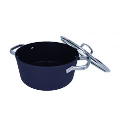 SAMOA Forged aluminium non-stick casserole with lid [4] - ARC716800