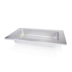 Bain marie sinks welded in upper table, in 2/1, 3/1 and  4/1 GN sizes