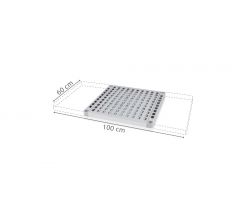 60 cm deep Aluplast shelf tab - BRE106