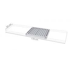 50 cm deep Aluplast shelf tab - BRE175