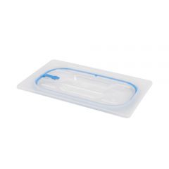 Polypropylene hermetic lids with overmolded gasket
