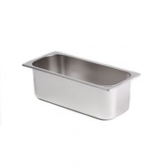 Stainless steel ice cream pan