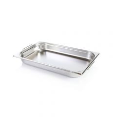 Stainless steel 1/1 GN pans with handles - SGN11065F