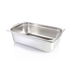 Stainless steel 1/1 GN pans with handles - SGN11150F