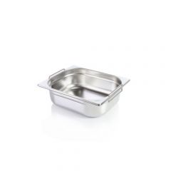Stainless steel 1/2 GN pans with handles - SGN12100F