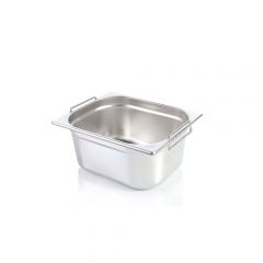 Stainless steel 1/2 GN pans with handles - SGN12150F
