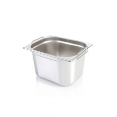 Stainless steel 1/2 GN pans with handles - SGN12200F