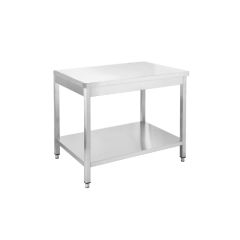 Stainless steel work table with self
